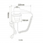 Фен HOTEC 12.204 ABS White (000020849)