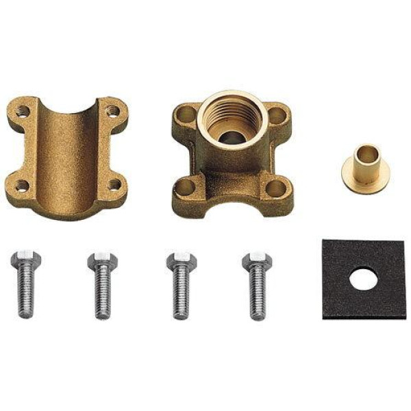 Врізання в трубу Ø20 латунне 1/2″ВР ливарне посилене Б3801А VA (000024383)