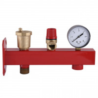 Група безпеки котла (в зборі, червона ) 3/4″ NV - 5030 (Підключення бака) (000008171)