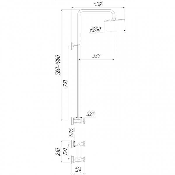 Душова система Globus Lux DUKAT SD4-SH-05 (000022970)