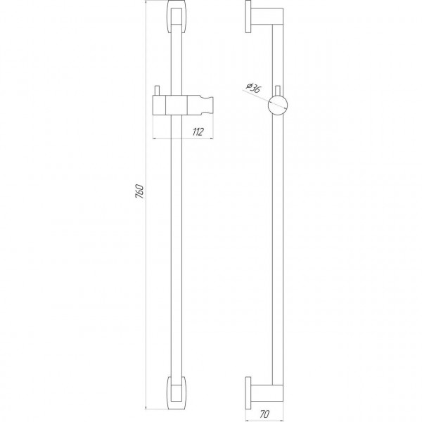 Душевая стойка TOPAZ ODISS TO-18107-BB (000022524)