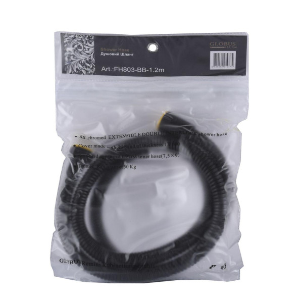 Шланг душовий Globus Lux FH-803-BB-120 (000021977)