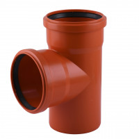 Трійник VSplast 110х110х90° зовнішній (000024413)