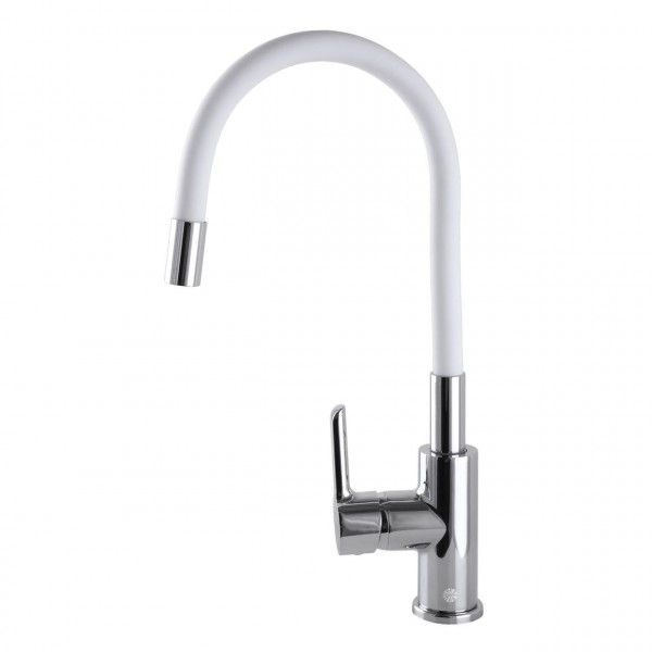 Смеситель для кухни DOMINO PRESTIGE DPS-203SLR-WHITE (000022594)