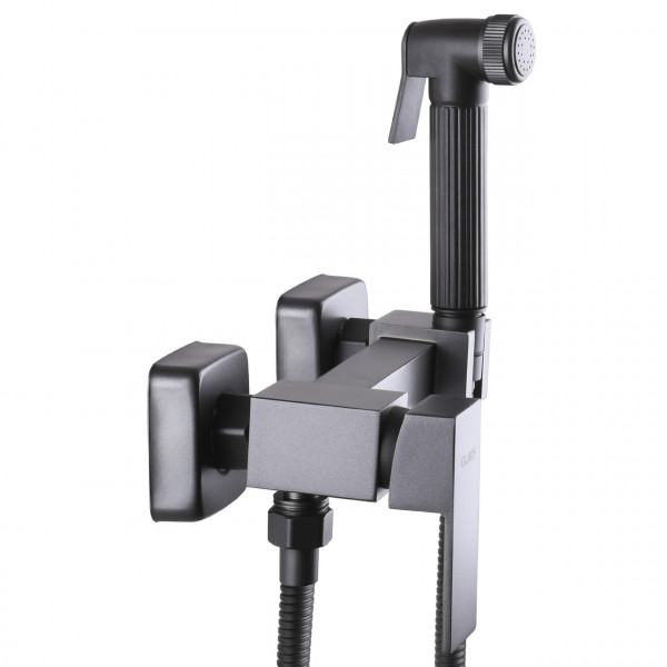 Смеситель гигиенический Globus Lux Niagara GLN-5-106MIX-Graphite (000022950)