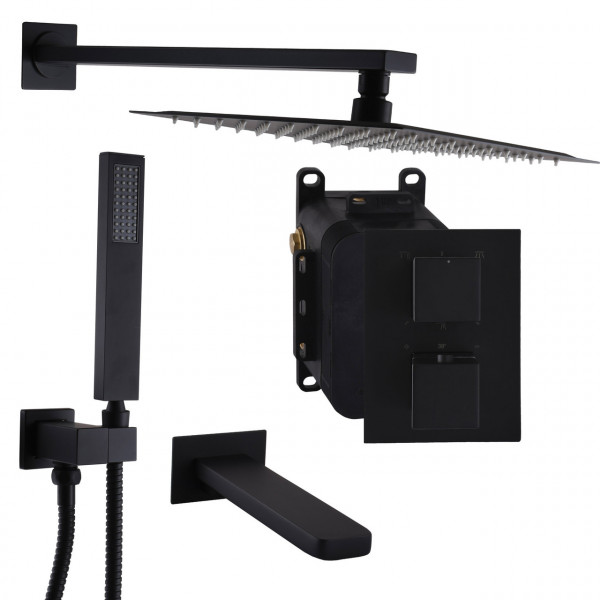 Змішувач для душу вбудований TOPAZ ODISS TO 08117-L03-BL-TT (000022275)