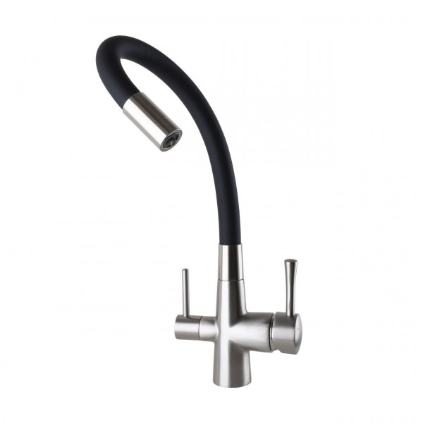 Смеситель для кухни под осмос Globus Lux LAZER GLLR-0903-8-STSTEEL (000022997)