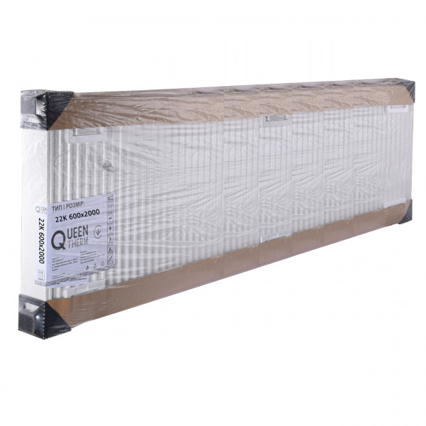 Радиатор стальной панельный QUEEN THERM 22 бок 600х2000 (000021741)