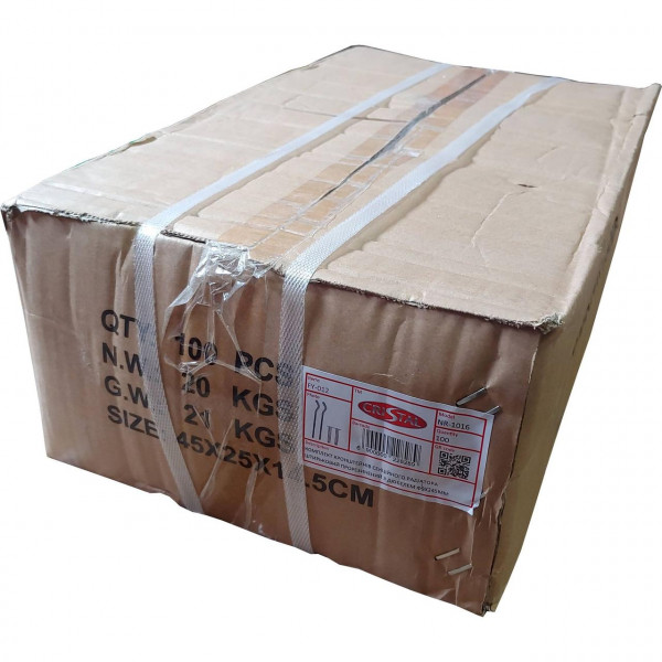 Комплект кронштейнов радиатора CRISTAL NS-1016 штырьковый прорезиненный с дюбелем Ø9х245мм (па.4ед.) (000022828)