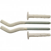 Комплект кронштейнів радіатора CRISTAL NS-1015 штирьковий прорезинений з дюбелем Ø9х170мм (пар.4од.) (000022827)