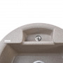 Гранитная мойка Globus Lux GURON миндаль 480мм-А0008 (000009866)