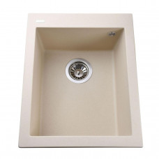 Гранитная мойка Globus Lux LAMA слоновая кость 410х500мм (000008702)