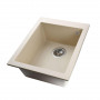 Гранитная мойка Globus Lux LAMA слоновая кость 410х500мм (000008702)