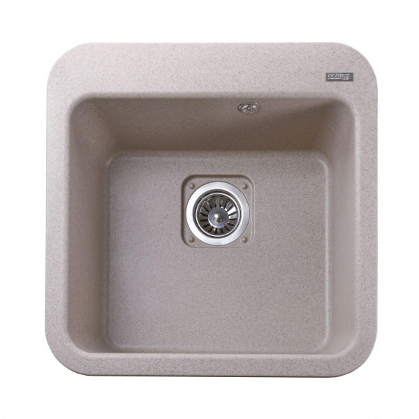 Гранітна мийка Globus Lux BARBORA піщаний 510х510мм-А0004 (000014437)
