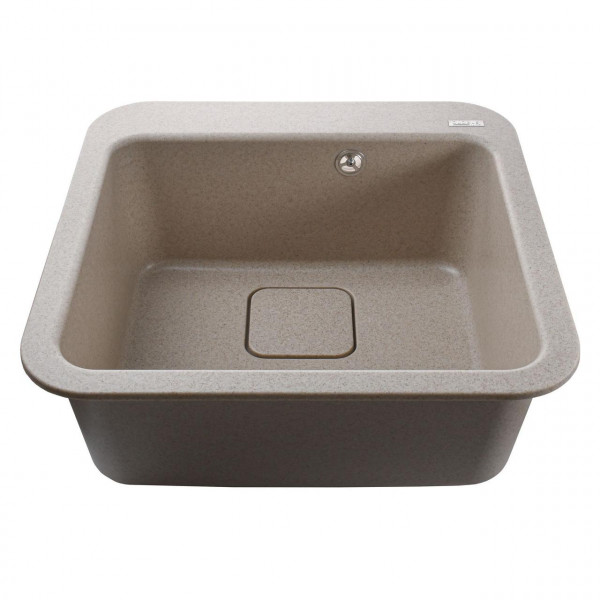 Гранітна мийка Globus Lux BARBORA піщаний 510х510мм-А0004 (000014437)