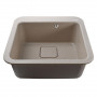 Гранітна мийка Globus Lux BARBORA піщаний 510х510мм-А0004 (000014437)