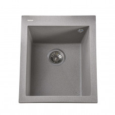 Гранитная мойка Globus Lux LAMA сірий камiнь 410x500мм-А0005 (000007950)