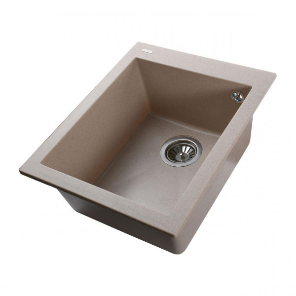 Гранитная мойка Globus Lux LAMA песчаный 410х500мм-А0004 (000002998)