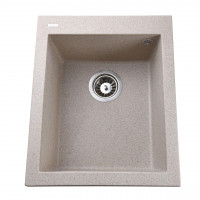 Гранітна мийка Globus Lux LAMA мигдаль 410х500мм-А0008 (000008375)