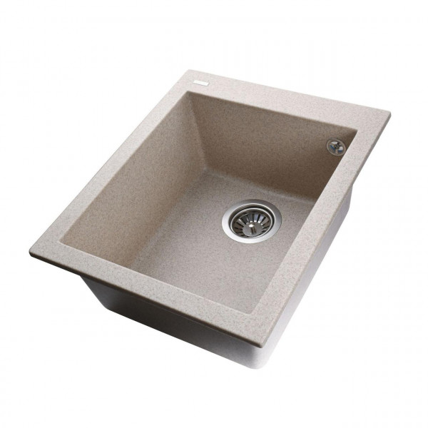 Гранитная мойка Globus Lux LAMA миндаль 410х500мм-А0008 (000008375)