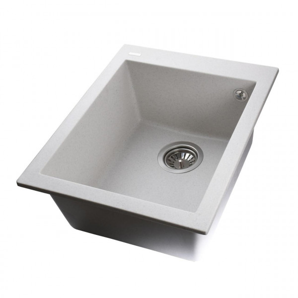 Гранітна мийка Globus Lux LAMA перлина 410х500мм (000008229)