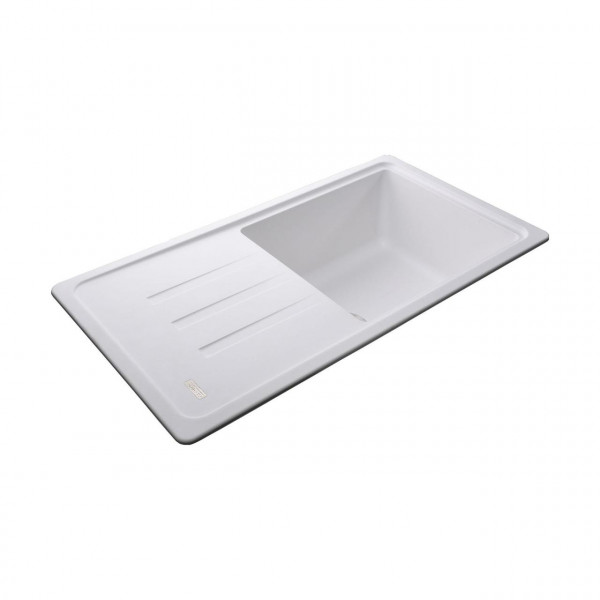 Гранітна мийка Globus Lux LUGANO білий 780х435мм-А0007 (000010664)