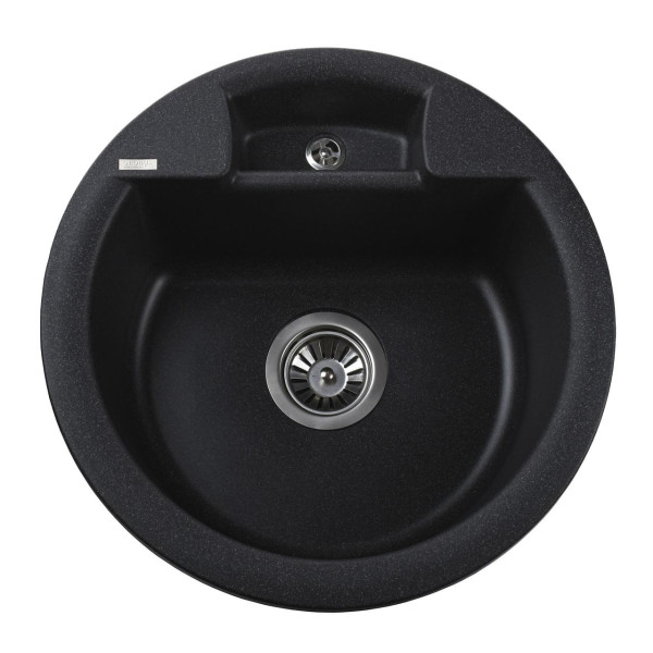 Гранитная мойка Globus Lux GURON графит 480мм-А0001 (000008008)