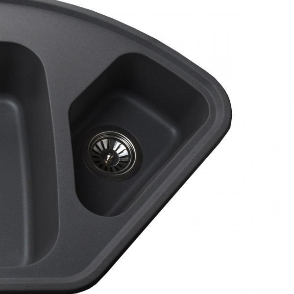 Гранитная мойка Globus Lux AVERNO серый металлик 1060x575мм-А0003 (000007696)