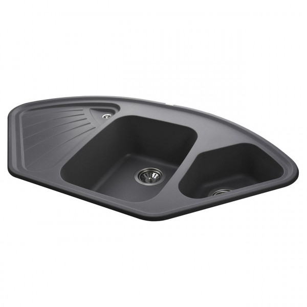 Гранитная мойка Globus Lux AVERNO серый металлик 1060x575мм-А0003 (000007696)
