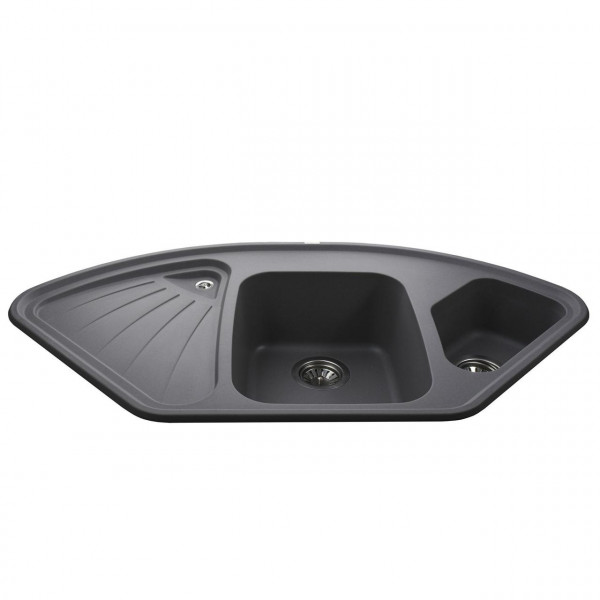 Гранитная мойка Globus Lux AVERNO серый металлик 1060x575мм-А0003 (000007696)