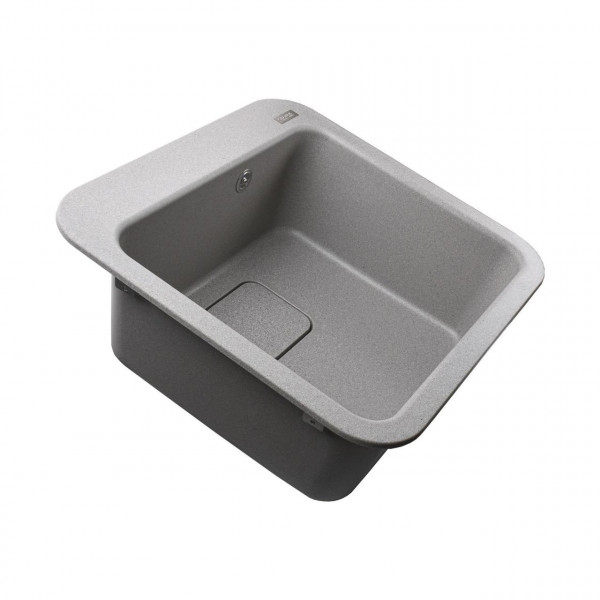 Гранитная мойка Globus Lux BARBORA серый камень 510x510мм-А0005 (000013966)