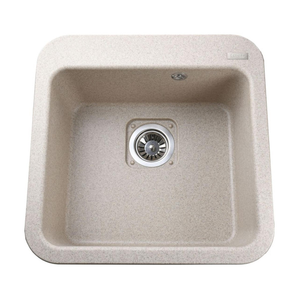 Гранитная мойка Globus Lux BARBORA миндаль 510х510мм-А0008 (000008114)