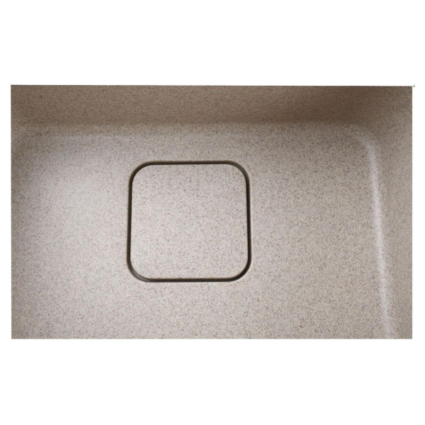 Гранитная мойка Globus Lux BARBORA миндаль 510х510мм-А0008 (000008114)