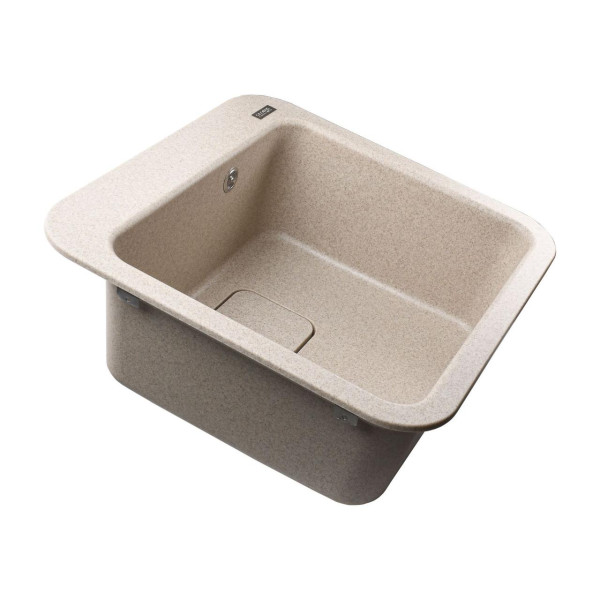 Гранитная мойка Globus Lux BARBORA миндаль 510х510мм-А0008 (000008114)