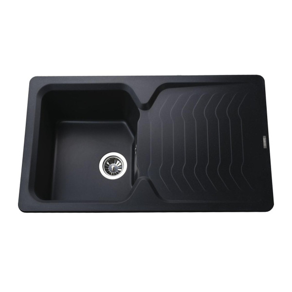 Гранітна мийка Globus Lux BOREN чорний 860х500мм-А0002 (000008488)