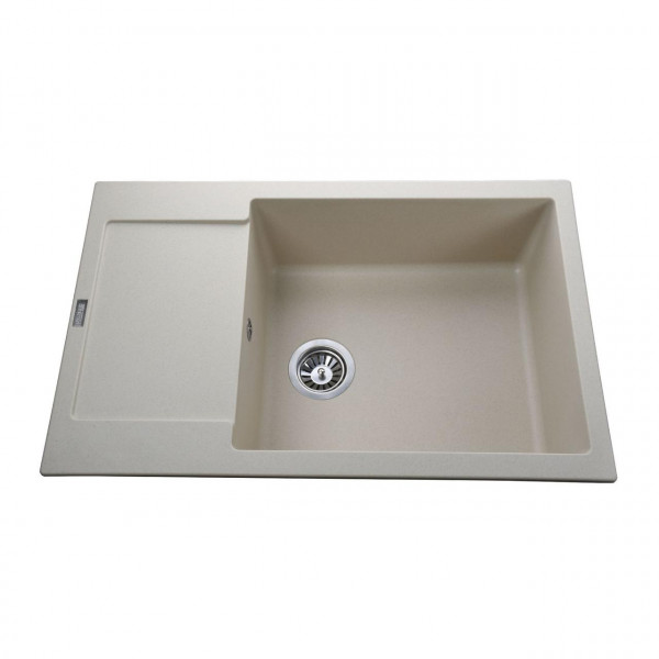 Гранитная мойка Globus Lux MALABI слоновая кость 780x500мм (000022418)
