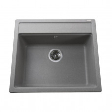 Гранітна мийка Globus Lux VOLTA сiрий камiнь 570х510мм-А0005 (000022397)