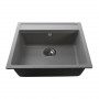 Гранітна мийка Globus Lux VOLTA сiрий камiнь 570х510мм-А0005 (000022397)