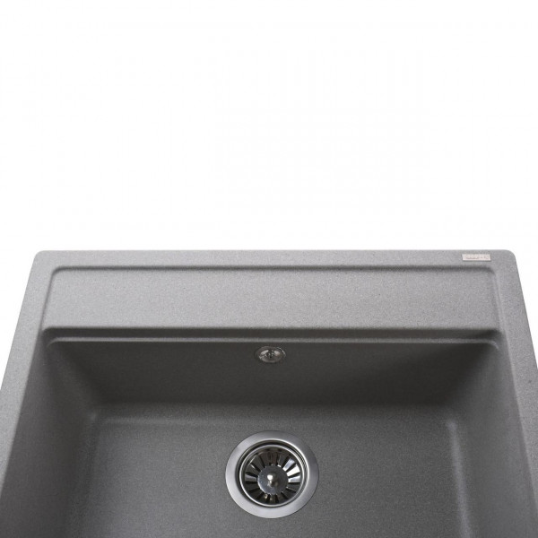 Гранітна мийка Globus Lux VOLTA сiрий камiнь 570х510мм-А0005 (000022397)