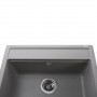 Гранітна мийка Globus Lux VOLTA сiрий камiнь 570х510мм-А0005 (000022397)