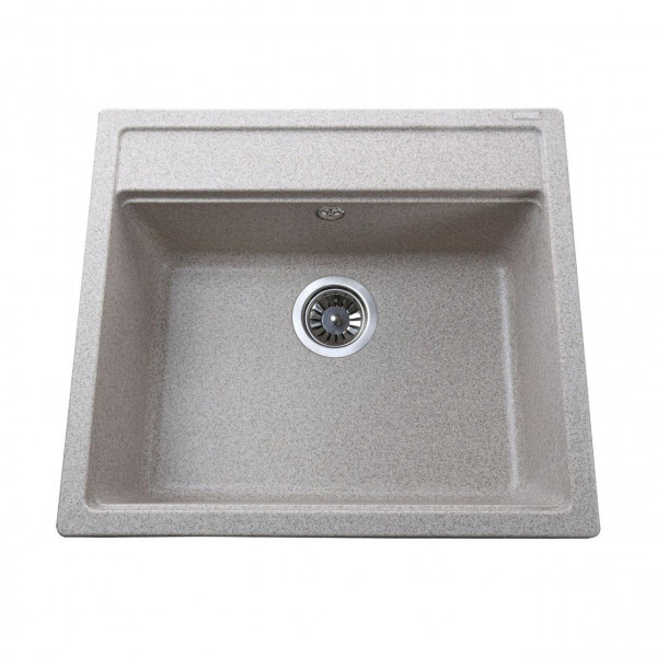 Гранітна мийка Globus Lux VOLTA мигдаль 570х510мм-А0008 (000022408)