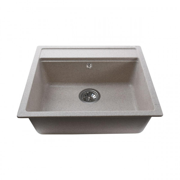 Гранітна мийка Globus Lux VOLTA мигдаль 570х510мм-А0008 (000022408)