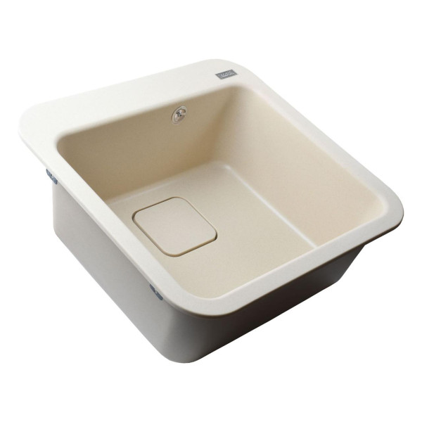 Гранитная мойка Globus Lux BARBORA слоновая кость 510х510мм (000012167)