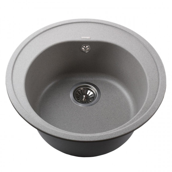 Гранітна мийка Globus Lux MARTIN сірий камiнь 510мм-А0005 (000021893)