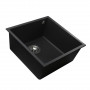 Гранітна мийка Globus Lux AMMER пiдстiльна, чорний 440х440мм-А0002 (000007585)