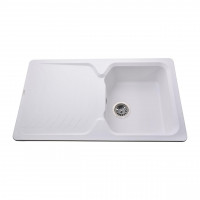 Гранітна мийка Globus Lux BOREN білий 860х500мм-А0007 (000009961)