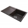 Гранітна мийка Globus Lux KOMO коричневий 790x500мм-А0006 (000010480)