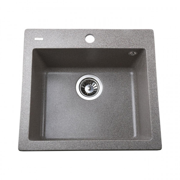 Гранитная мойка Globus Lux AOSTA мокко 490x455мм (000023569)