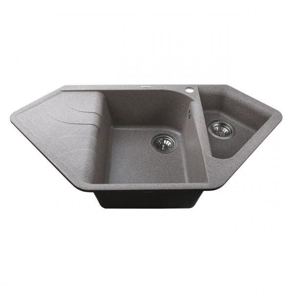 Гранітна мийка Globus Lux GARDA мокко 1000х500мм (000022977)