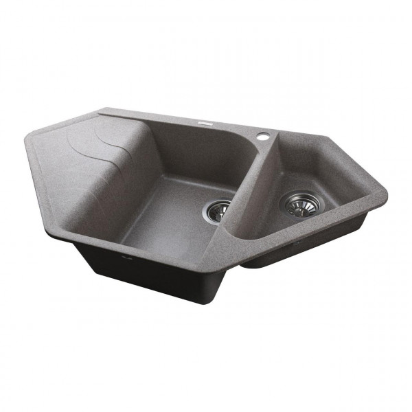 Гранітна мийка Globus Lux GARDA мокко 1000х500мм (000022977)